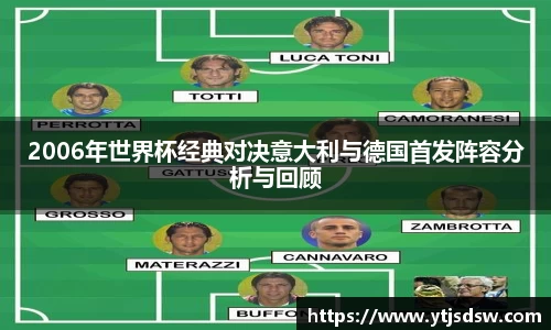 2006年世界杯经典对决意大利与德国首发阵容分析与回顾